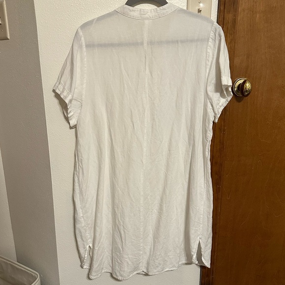 H&M White Linen-blend Tunic size M - Picture 5 of 5
